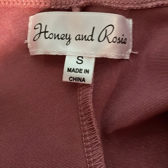 silk pink homecoming dress size small - Picture 3 of 5